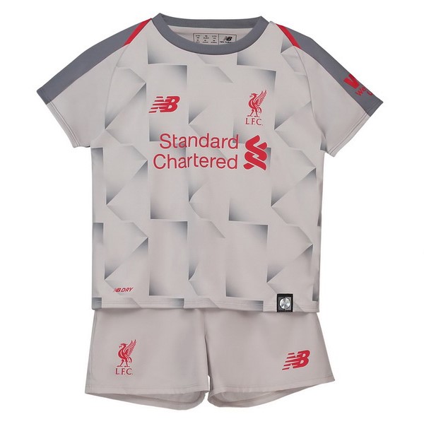 Liverpool Trikot Ausweich Kinder 2018-19 Weiß Fussballtrikots Günstig